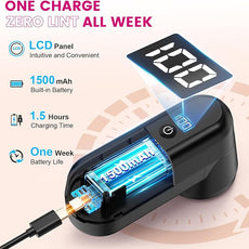 Fabric Shaver and Lint Remover for Clothes, Rechargeable Lint Shaver with LED Display & 6-Blade, Sweater Shavers to Remove Pilling, Fuzz Remover Fabric Shaver for Clothes and Furniture