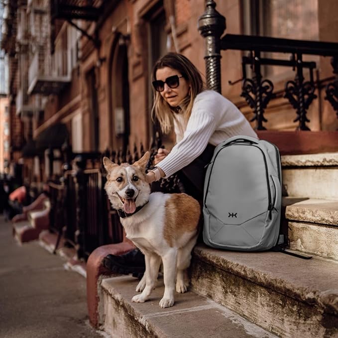 Knack Small Series 2 Laptop Backpack Fits up to 16 Inch Laptops - Knack Bags Carry-On Backpack, TSA Approved, Expandable Travel Backpacks With 2 Day Outfit Capacity, Midnight Black