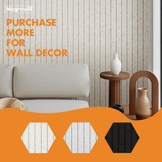 Cork Board Tiles for Wall with Push Pins, 36