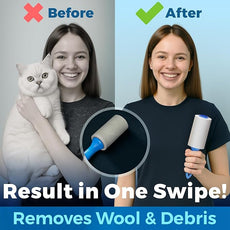 PetLovers Extra Sticky Lint Roller Ultimate Value Set 400 Sheets for Pet Hair Removal, Dog and Cat Lint Remover 4 Pack