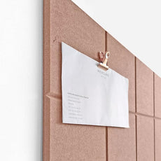 Cork Board 24 x36 Alternative - 6 Pack Felt Wall Tiles with Safe Removable Adhesive Tabs, Cork Boards for Walls Cork Board for Home Office Pin Board Tack Board - Terracotta