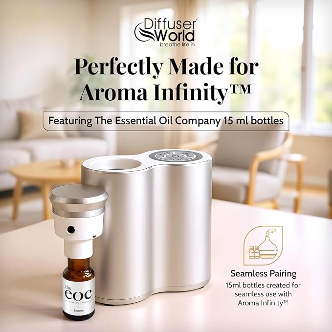 800 Sq Ft Waterless Diffuser for Essential Oils with Memory Bundle Kit, Silver Portable Waterless Essential Oil Diffusers for Home, Air Aromatherapy Home Scent Diffusers Gifts