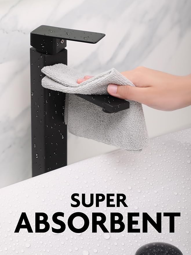 Fantasticlean Microfiber Cleaning Cloth Roll -150 Pack, Tear Away Microfiber Towels, 12" x 12", Reusable, Washable, Ultra Absorbent Dishcloth for All-Around Cleaning Supplies (2 Rolls of Grey)