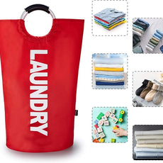 Caroeas 90L Laundry Basket (13 Colors), Waterproof Laundry Hamper, Laundry Bag with Padded Handles, Clothes Hamper Stands Up Well, Collapsible Laundry Basket Easy Storage