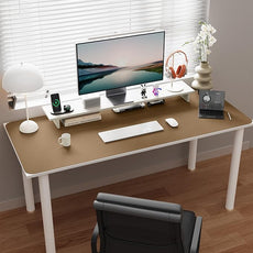 YSAGi Double-Sided Desk Mat, Eco Cork & Leather Desk Protector, Large Mouse Pad & Writing Pad for Office/Home (Khaki+Cork, 47.2