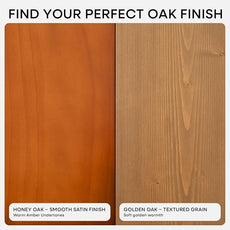 Homeforia 24inch Oak Floating Shelf for Wall, High End Solid Real Wood 24 inches Long Floating Shelves for Bathroom, Honey Oak Wooden Floating Shelves, Heavy Duty Bracket, 24 X 6.5 X 1.75 in, Set of 3