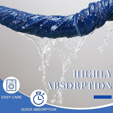 2 Pcs Oversized Bath Towels, 40 x 80 Inch Extra Large Coral Fleece Soft and Absorbent Bath Sheets, Lightweight Shower Towels for Home, Spa, Beach, Pool (Navy Blue)