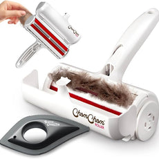 ChomChom Roller & Detailer Bundle - Pet Hair Remover and Reusable Lint Roller - ChomChom Cat and Dog Hair Remover for Furniture, Couch, Carpet, Clothing and Bedding - Multi-Surface Fur Removal Tool