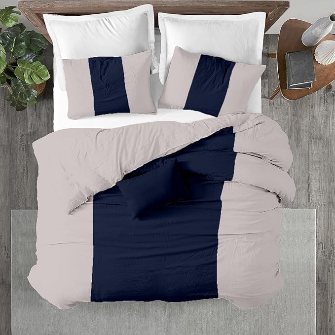 Kotton Culture 1 Pc California King Size Duvet Cover Only -100% Egyptian Cotton Sateen 600 Thread Count Ultra Soft Premium Durable Comforter Cover Zipper Closure & Corner Ties (Dashing Blue,104"x98")