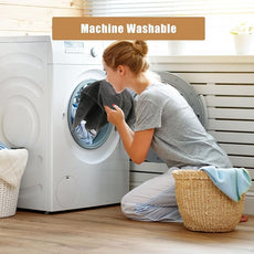 SEMAXE 18-Pack Bath Towel Set Include 6 Bath Towels, 6 Hand Towels, 6 Wash Cloths, 100% Cotton Bathroom Towels with Hanging Loops and Nano-Bio Lifecycle Labels, Soft and Absorbent Towel, Grey