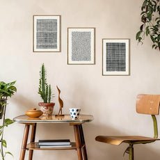 BINCUE Abstract Geometric Line Wall Art Minimalist Artwork Modern Neutral Wall Decor for Living Room Bedroom Office Bathroom 12