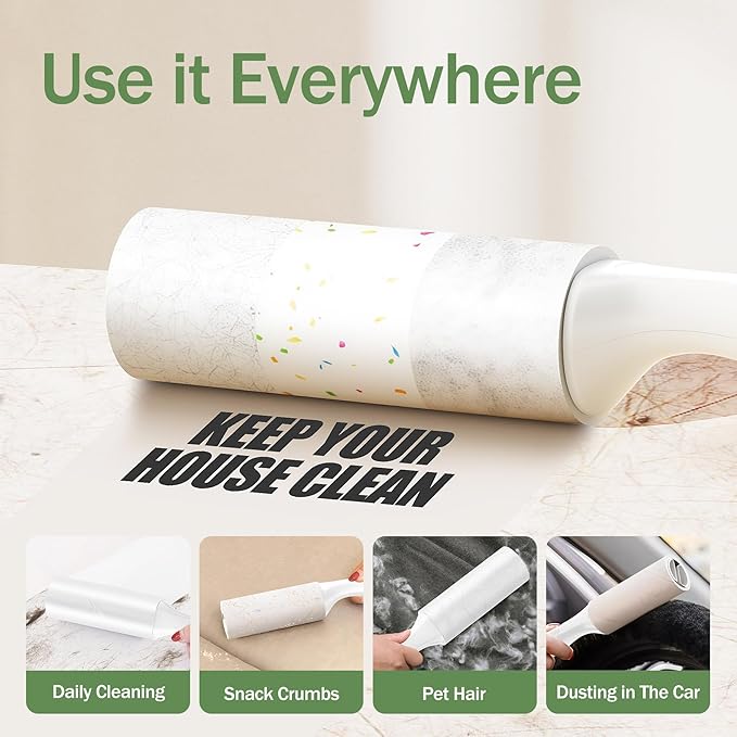 Extra Sticky Lint Roller for Pet Hair Suit (Travel Suit-100Sheets)