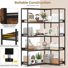 Giantex 5-Tier Corner Bookshelf, 71