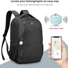 Swissdigital Design Business Laptop Backpack, College Laptops Backpack with USB Charging Port for Men and Women Fits 16 Inch Notebook, Blac k-Finder Color Random