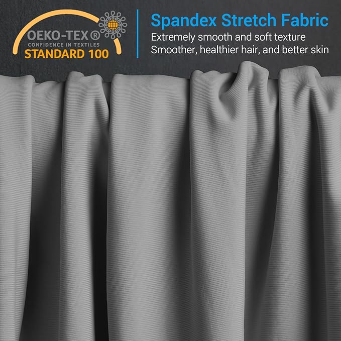 Avolare Cooling Body Pillow Pillowcase, Arc-Chill Q-max>0.5 Body Pillow Cover for Hair Skin and Hot Sleepers, Soft Silky 20" x 54" Summer Long Pillow Cover with Zipper 1 Pack - Grey