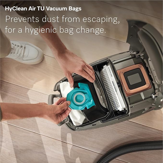 New Miele Guard L1 Cat & Dog Bagged Canister Vacuum for Pet Owners with Odor-Reducing Active AirClean Filter, TurboTeQ Floorhead, and AllTeQ Universal Floorhead, in Obsidian Black/Rose Gold