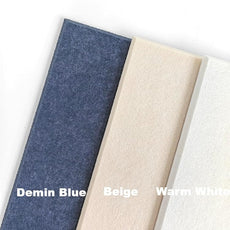 Felt Wall Tiles | Large Cork Board Alternative | Aesthetic Felt Bulletin Board for Office, Home & Classroom | Large Cork Boards for Walls Pinboard (12-Pack) | Beige