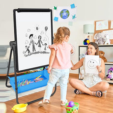 Magnetic Whiteboard with Stand - Double Sided 40