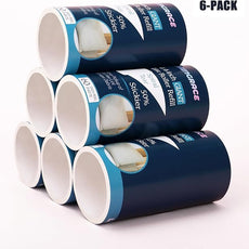 4.6 inch Giant Lint Roller Refills Only Compatible with Evercare Giant Lint Rollers and T Handle Pet Hair Roller, 50% More Pickup, 60 Sheets per Refill, 6 Pack, 360 Sheets Total