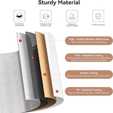 Metal Locker Cabinet, White Accent Storage Cabinets with 2 Doors And Adjustable Shelves, 3 Tier Modern Storage Freestanding Sideboard for Living Room,School,Office Home Kitchen (White, 2Doors-40