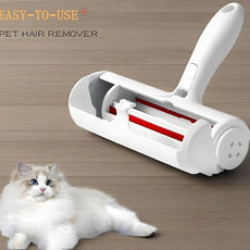 Roller Pet Hair Removal Tool，Reusable Lint Roller - Cat and Dog Hair Remover for Furniture，Dog Brush for Shedding，Portable Multi-Surface Fur Removal Tool (Sofas,Carpets,Clothing,Bed Sheet)