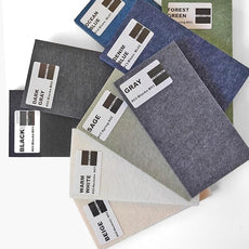 Felt Wall Tiles | Large Cork Board Alternative | Aesthetic Felt Bulletin Board for Office, Home & Classroom | Large Cork Boards for Walls Pinboard (12-Pack) | Gray