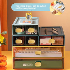 2PACK Stackable Drawer for Desk 6.5