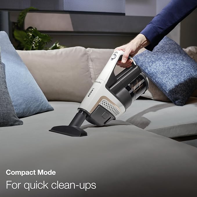 Miele Triflex HX2 Cat & Dog Cordless Stick Vacuum Cleaner, 60 min runtime, Obsidian Black / Rose Gold