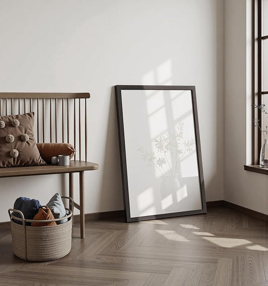 20x30 Frame Set of 3, Distressed Black Wood Grain 20x30 Poster Frame for Gallery Wall Mounting (3 Pack,Black)