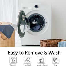 Tiita Lazy Chair with Ottoman, Modern Large Accent Lounge Armchair, Comfy Leisure Sofa Reading Chair with Footrest for Bedroom, Living Room, Dorm Rooms, Garden and Courtyard, Plush Light Blue