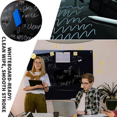 Magnetic Glass Black Board 48