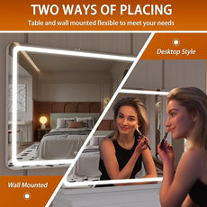 Hasipu Vanity Mirror with Lights, 27.6