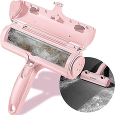 ACE2ACE Pet Hair Removal Tool, Lint Roller Brush for Cats and Dogs, Reusable Self Clean Pet Fur Remover, Pet Hair Remover for Laundry, Carpet, Furniture, Couch, Sofa and Bedding (Pink)