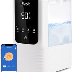 LEVOIT OasisMist Smart Cool and Warm Mist Humidifiers & 10-Pack Top Fill Humidifier Replacement Filters & Humidifier Replacement Filters 10-Pack, Mineral Absorption Pad