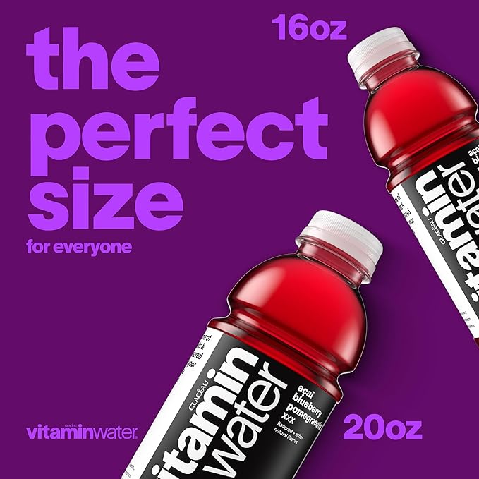 vitaminwater zero variety pack nutrient enhanced water w/ vitamins, 20 fl oz, 12 Pack
