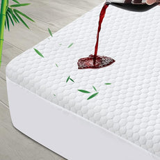 Moonsea Twin XL Mattress Protector, Eco-Friendly, 3D Air Smooth Fabric, Breathable, Noiseless, Deep Pocket, Waterproof
