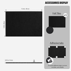 12 Pack Cork Boards for Walls, 48