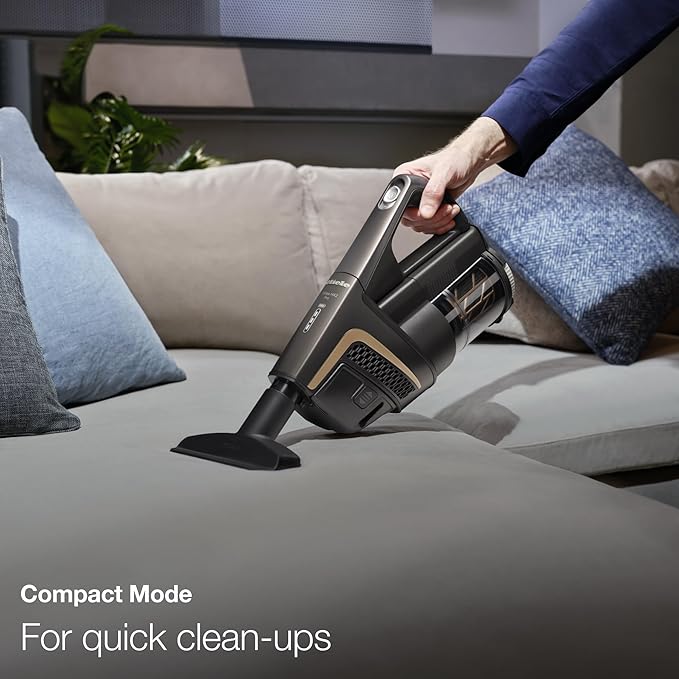 Miele Triflex HX2 Pro Cordless Stick Vacuum Cleaner, 120 min runtime, Infinity Grey PearlFinish / Rose Gold