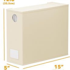 SpaceAid 9 Pack Bed Sheet Organizers and Storage, Foldable Sheet Organizer with Window for Linen Closet, Set Folder Keeper for Queen & King Size Bedding Storage (Beige)