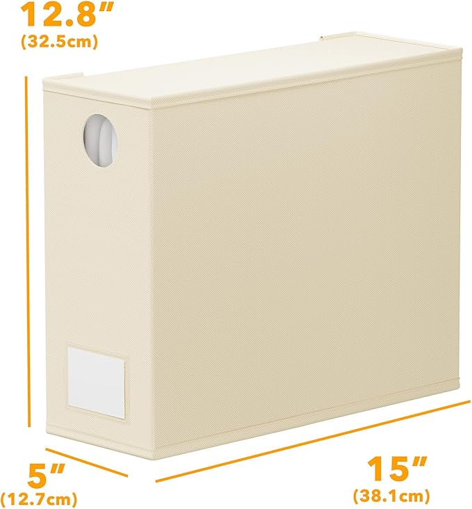 SpaceAid 9 Pack Bed Sheet Organizers and Storage, Foldable Sheet Organizer with Window for Linen Closet, Set Folder Keeper for Queen & King Size Bedding Storage (Beige)