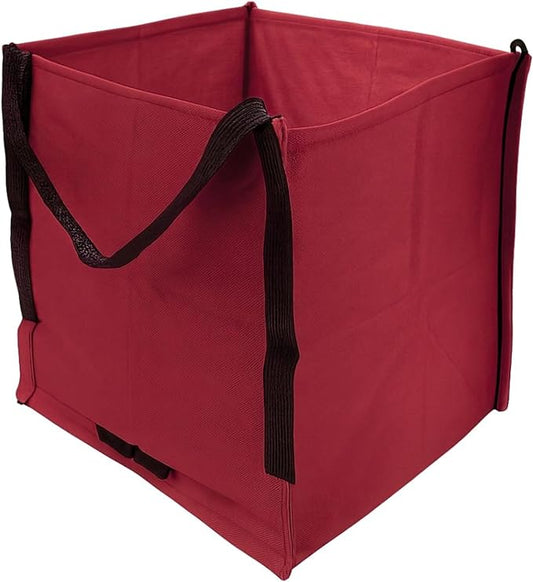 DURASACK Heavy Duty Storage Tote Bag 22-Gallon Rugged Woven Polypropylene Moving Bag, Reusable Self-Standing Design, Holds up to 500 Pounds, Single, Red
