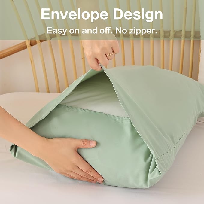 ROSGONIA Sage Green Twin/Twin XL Comforter Set for College Girls Boys, 1 Sage Comforter & 1 Pillowcase, Lightweight Kids Comforter Sets Dorm Bedding