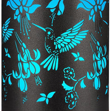 Metal Essential Oils Diffuser 150ML Christmas Aromatherapy Diffuser Cool Mist Humidifier with 7 Colors Lights Waterless Auto Off Air Diffusers as Gifts for Mom (B-Hummingbird)