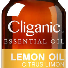 Cliganic USDA Organic Lemon Essential Oil, 100% Pure & Natural | Undiluted, for Aromatherapy, Household Cleaning | Non-GMO Verified (Packaging May Vary)