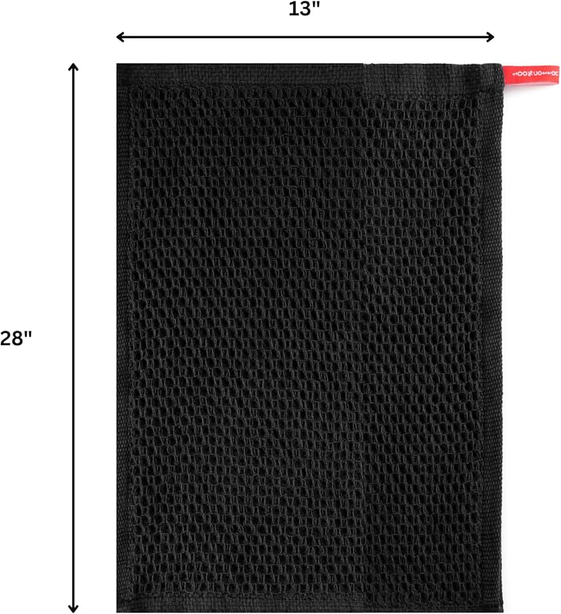 100% Cotton Waffle Weave Kitchen Dish Towels – Solid, Ultra Soft, Scratch-Free & Superb Absorbent - Quick Drying Cleaning Towels,Perfect disch Cloth 13 x 28-12 Pack, Black