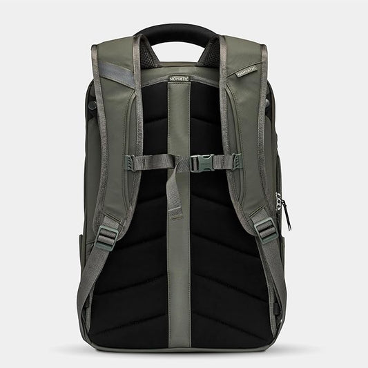 NOMATIC Travel Pack - 20L Water Resistant Laptop Bag - TSA-Ready Expandable Olive Backpack