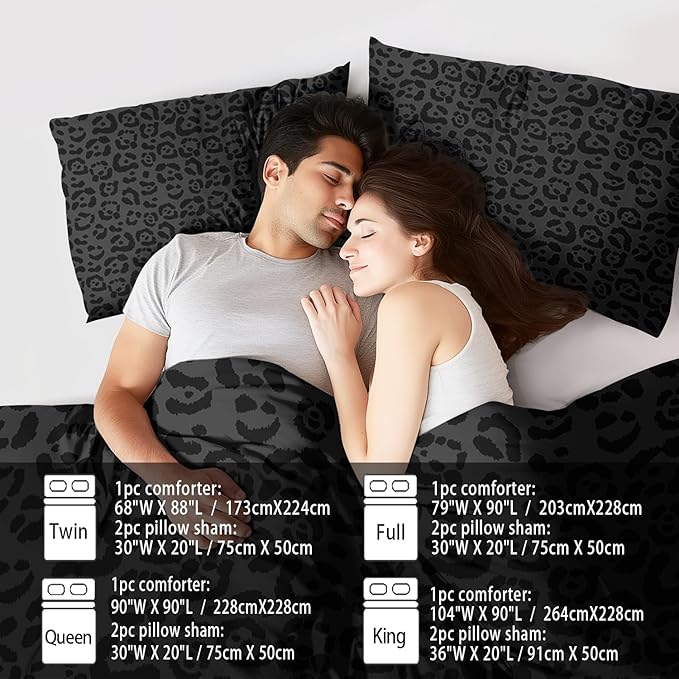 Black Cheetah Print Comforter Set Full Girls Animal Black Leopard Print Comforter Boys African Leopard Bedding Set Full African Cheetah Bedding Room Decor
