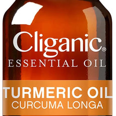 Cliganic Organic Turmeric Essential Oil, 100% Pure Natural for Aromatherapy | Non-GMO Verified (Packaging May Vary)