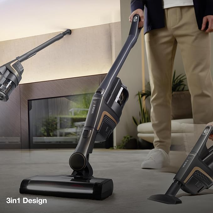 Miele Triflex HX2 Cat & Dog Cordless Stick Vacuum Cleaner, 60 min runtime, Obsidian Black / Rose Gold