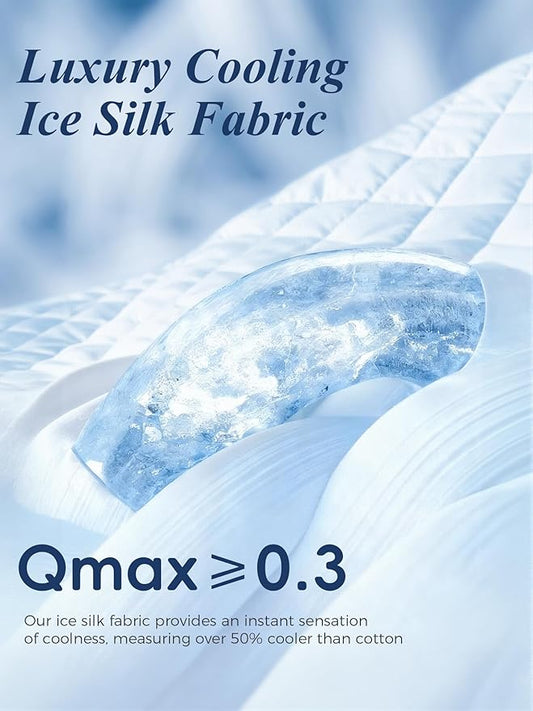 Queen Memory Foam Mattress Topper,Dual Layer Gel Memory Foam & Mattress Topper Queen for Pressure Relief and Medium Firm Support,CertiPur-US Certified